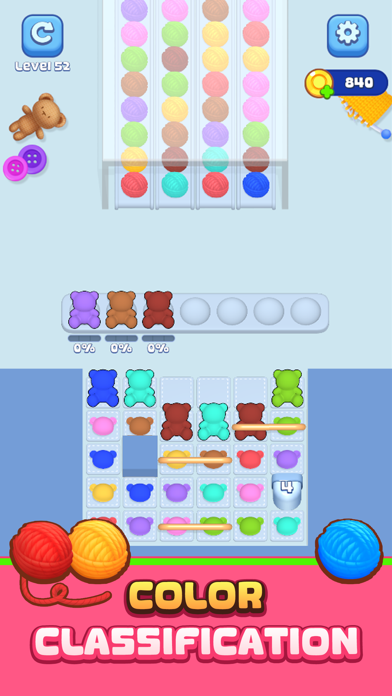 Knit Craze: Color Wool Sort Screenshot