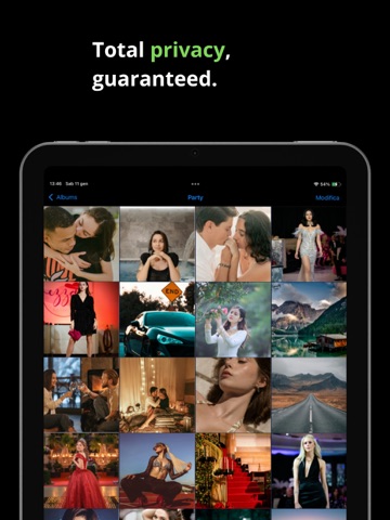 Secret Photos vault secure iPad screenshot