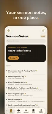 SermonNotes screenshot 2