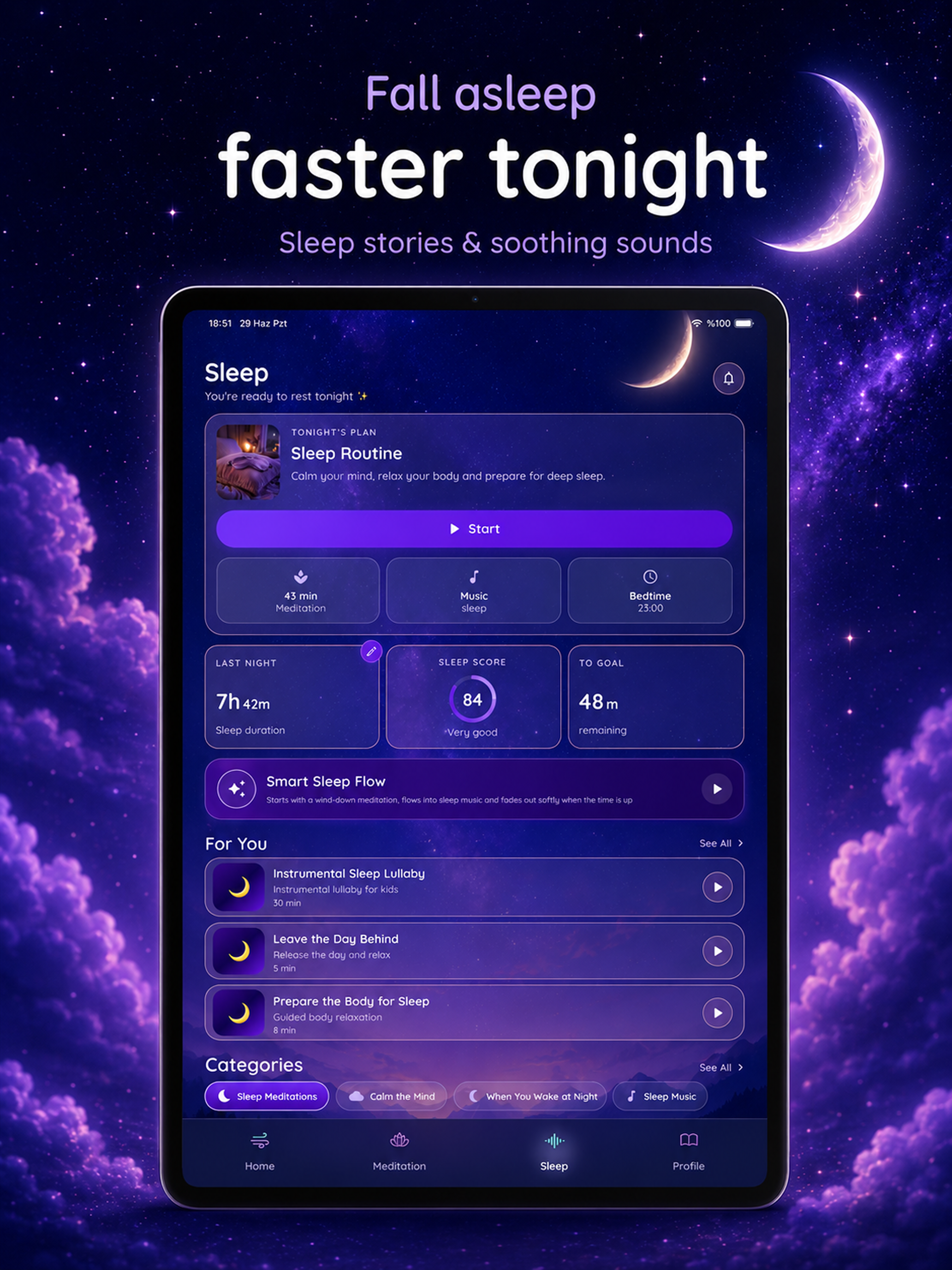 Calmos: Sleep & Meditation
