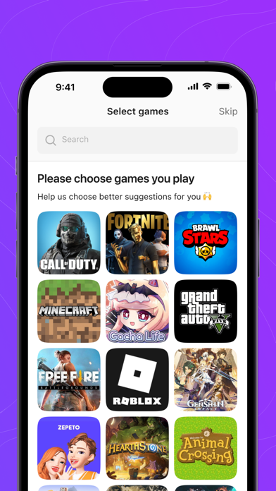 Gameram: Gaming social network Screenshot