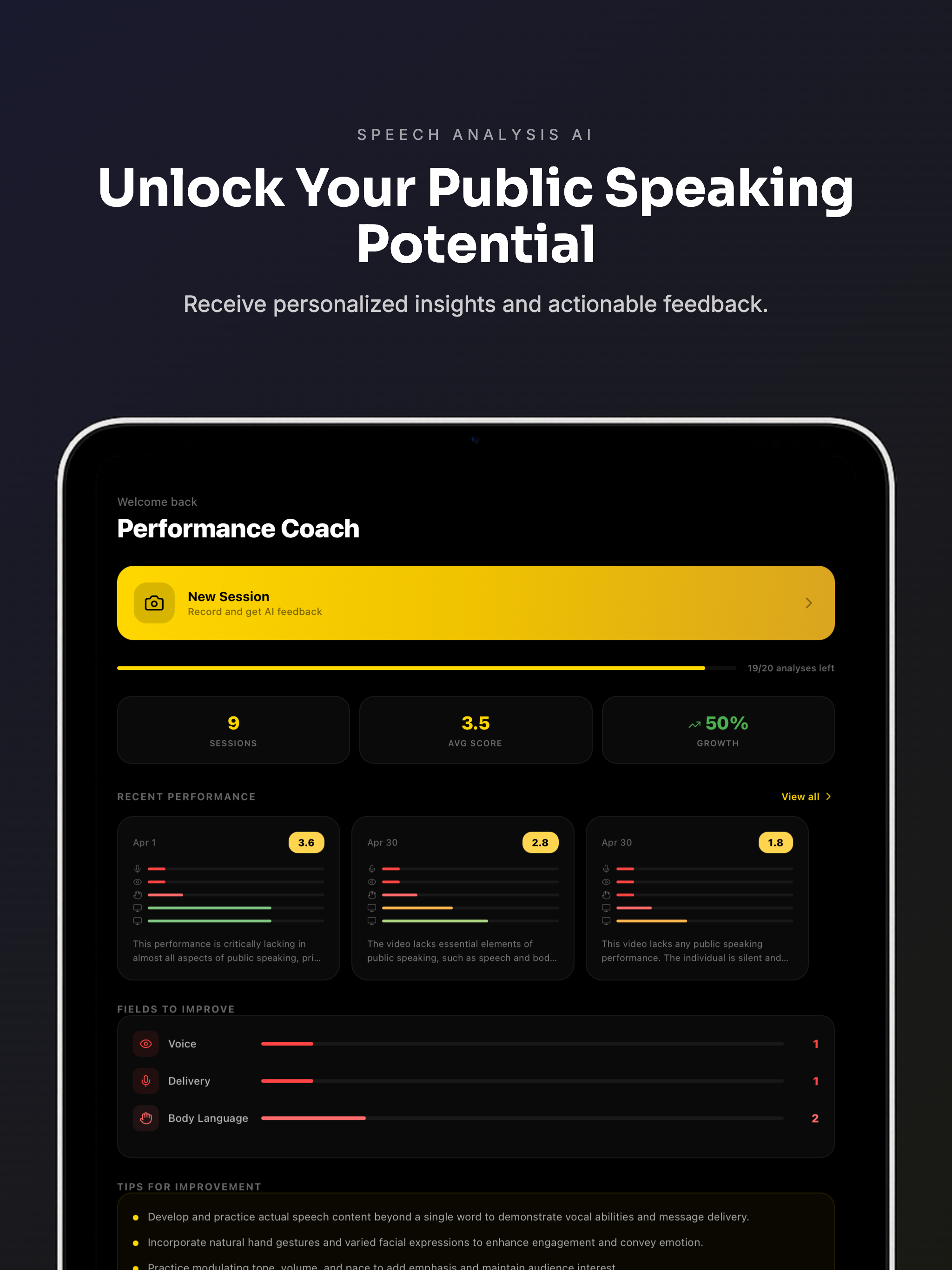 Speech Analysis AI screenshot 4