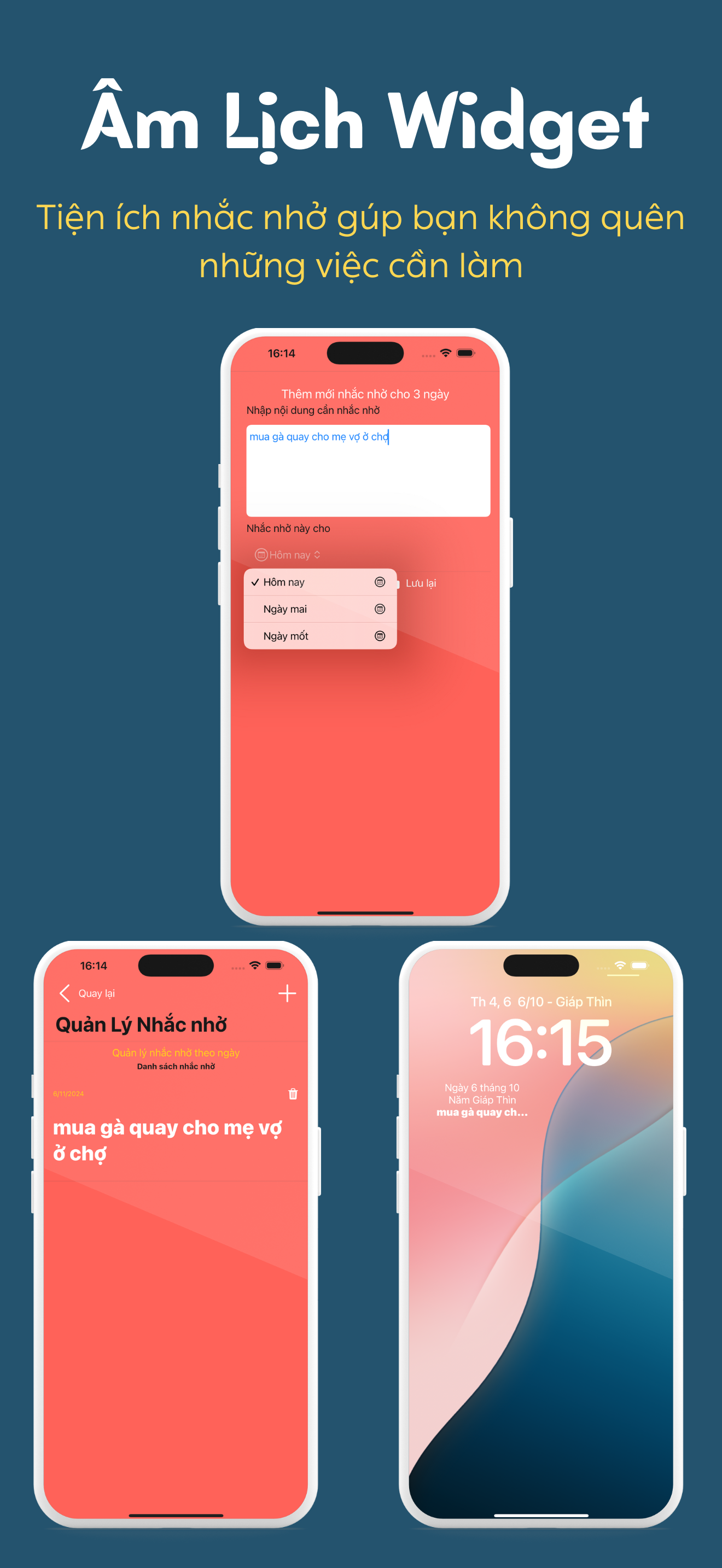 Âm Lịch Widget screenshot 11
