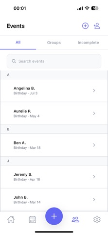 Wishly - Event Reminder Screenshot 3 of 5