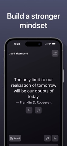 Motivational quotes screenshot