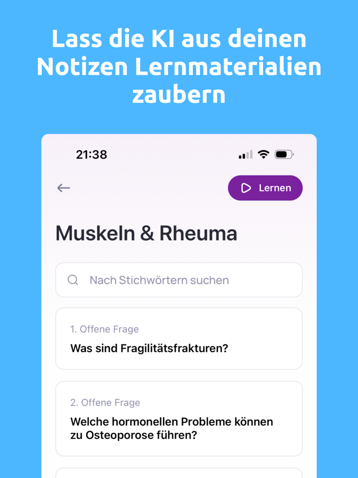 Studyflash Die Lernapp