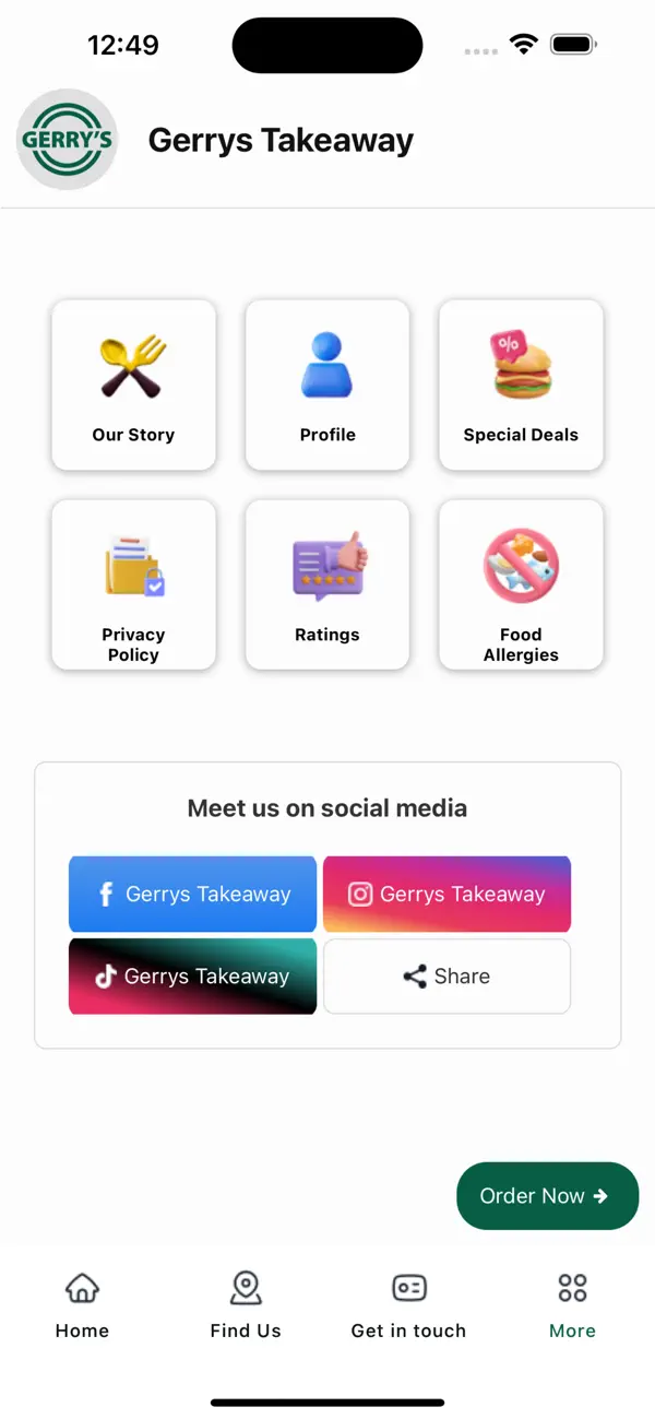 Screenshot #2 pour Gerry's Takeaway