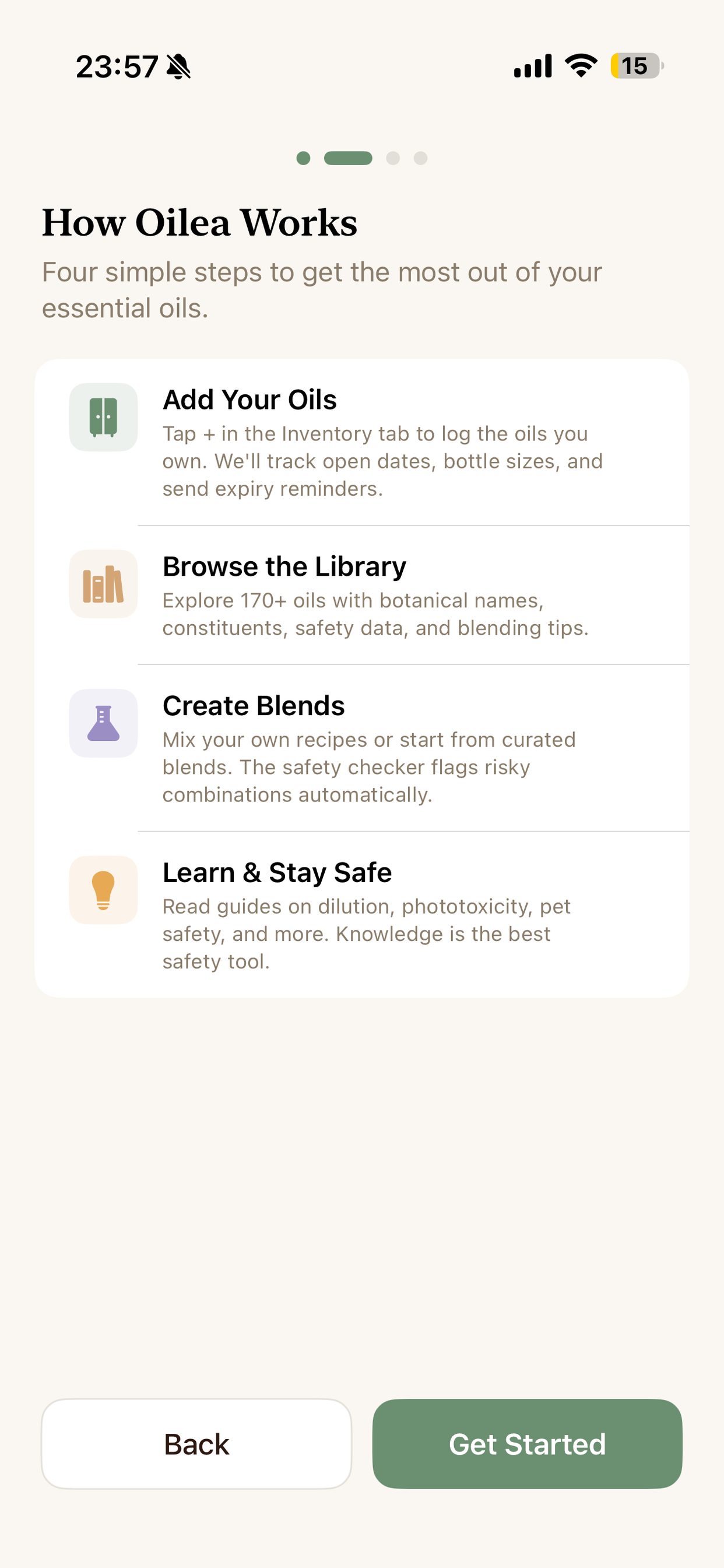 Oilea — Aromatherapy Companion screenshot 4