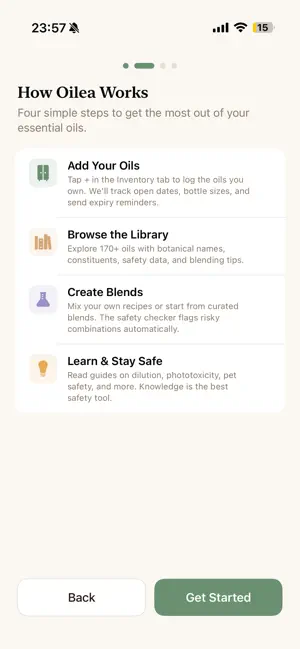 Oilea — Aromatherapy Companion screenshot 4