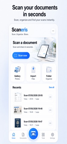 Scaneris screenshot