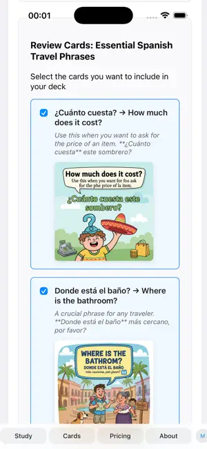 GenDeck - AI Flashcards screenshot 4