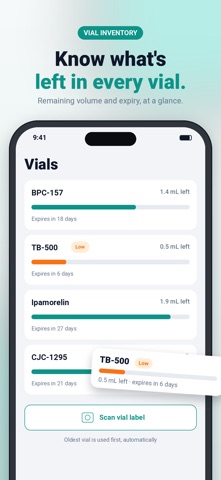 PeptideLog: Peptide Tracker Screenshot 7 of 7