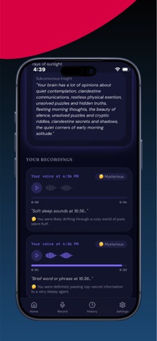 Sleep Talk AI Recorder screenshot