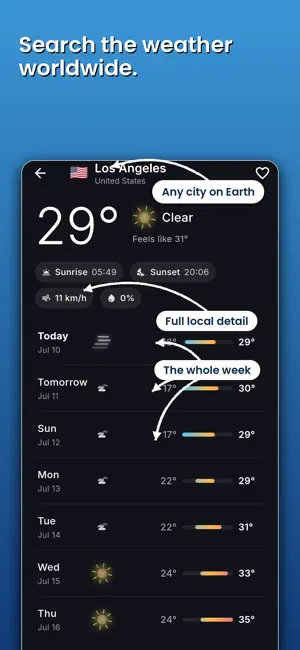 Cedar Weather screenshot 3