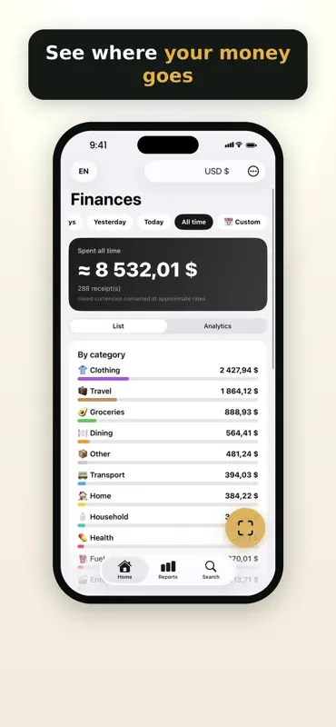 Skarbo: Budget Expense Tracker screenshot 3 of 8