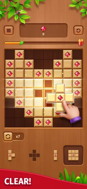 Cube Block - Woody Puzzle Game screenshot 1