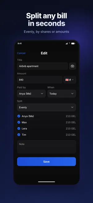 SplitCash: Split Expenses screenshot 3