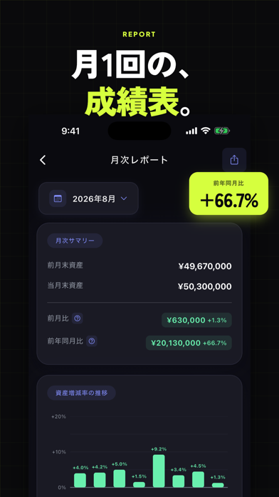 OneMoney+ 資産記録・連携不要・ランキング のスクリーンショット