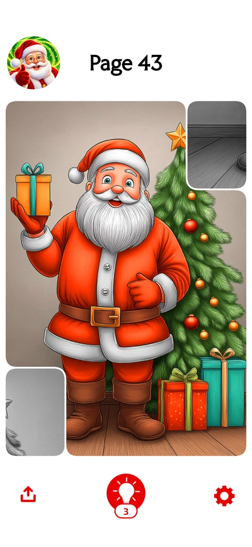 Christmas Puzzle - Paint Art screenshot 7
