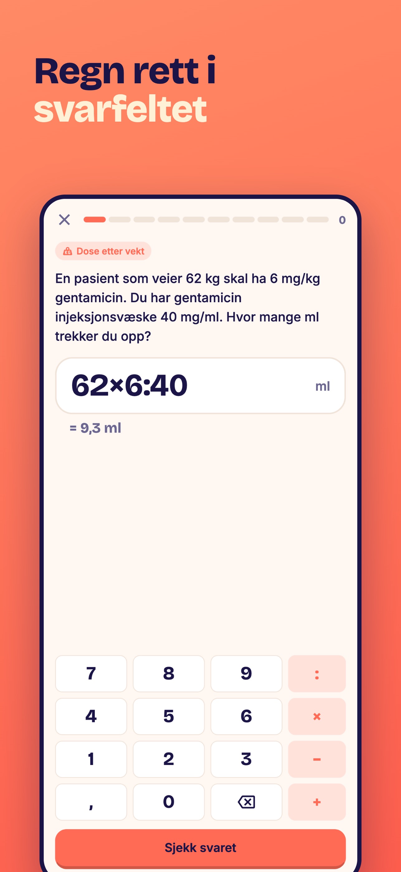 Screenshot 2 of Nullfeil – Legemiddelregning