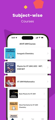 IIT JAM Chemistry, Phy, Maths screenshot