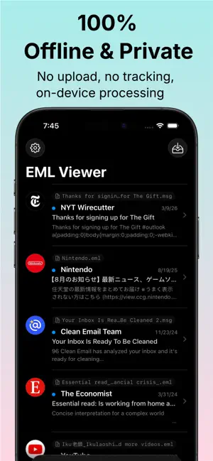 OpenEML - EML Reader & Viewer screenshot 3