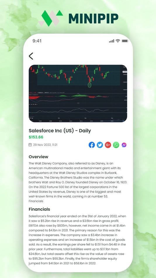 #4. Minipip: Market News & Data (iOS) Przez: Minipip: Stock Market, News & More