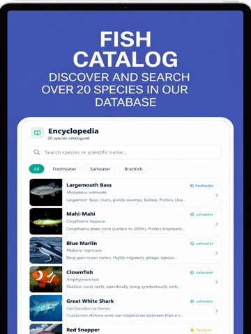 FishScan: AI Fish Identifier iPad screenshot