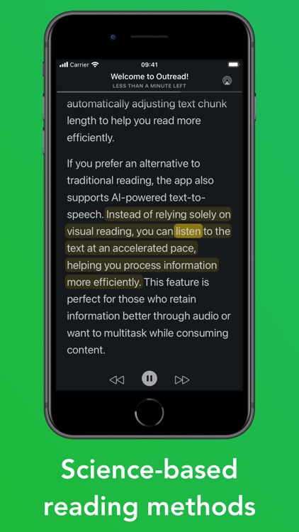 Outread: Speed Reading