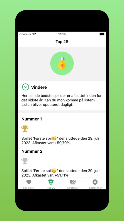 Spil aktier - dansk aktiespil screenshot-3