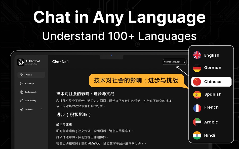 #6. Chatbot: Ask AI Assistant Bot (macOS) Podle: Muhammad Azeem