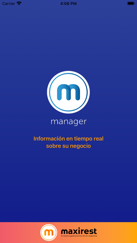 #1. maxirest manager (iOS) By: MaxiSistemas SRL