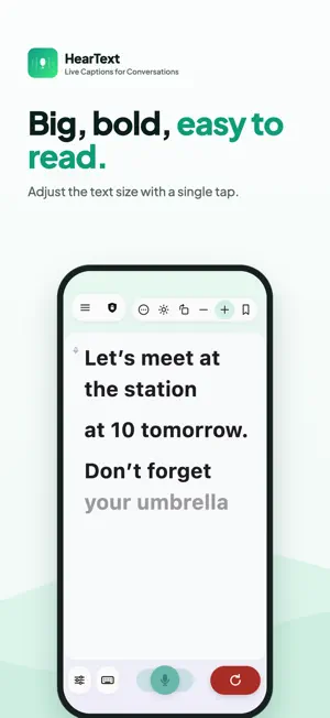 HearText – Voice to Big Text screenshot 4