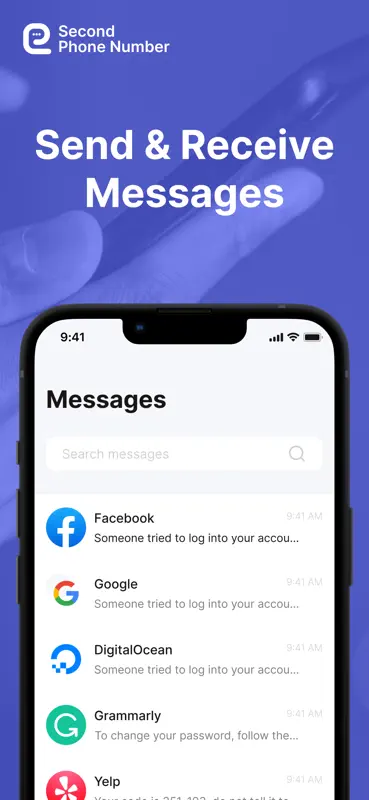 2nd Phone: Text & Call Number screenshot 4 of 5