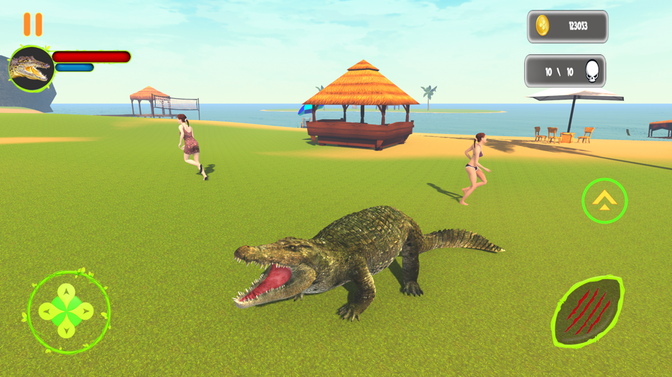 #2. Hungry Crocodile Simulator 3D (iOS) 由: Imran Sohail