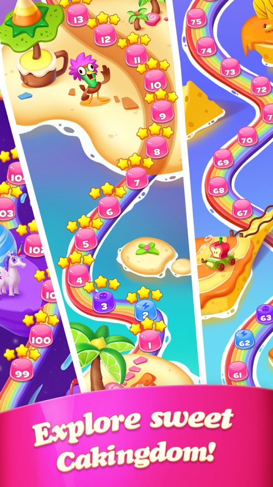 #5. Cakingdom Match® (iOS) Podle: Moe Games