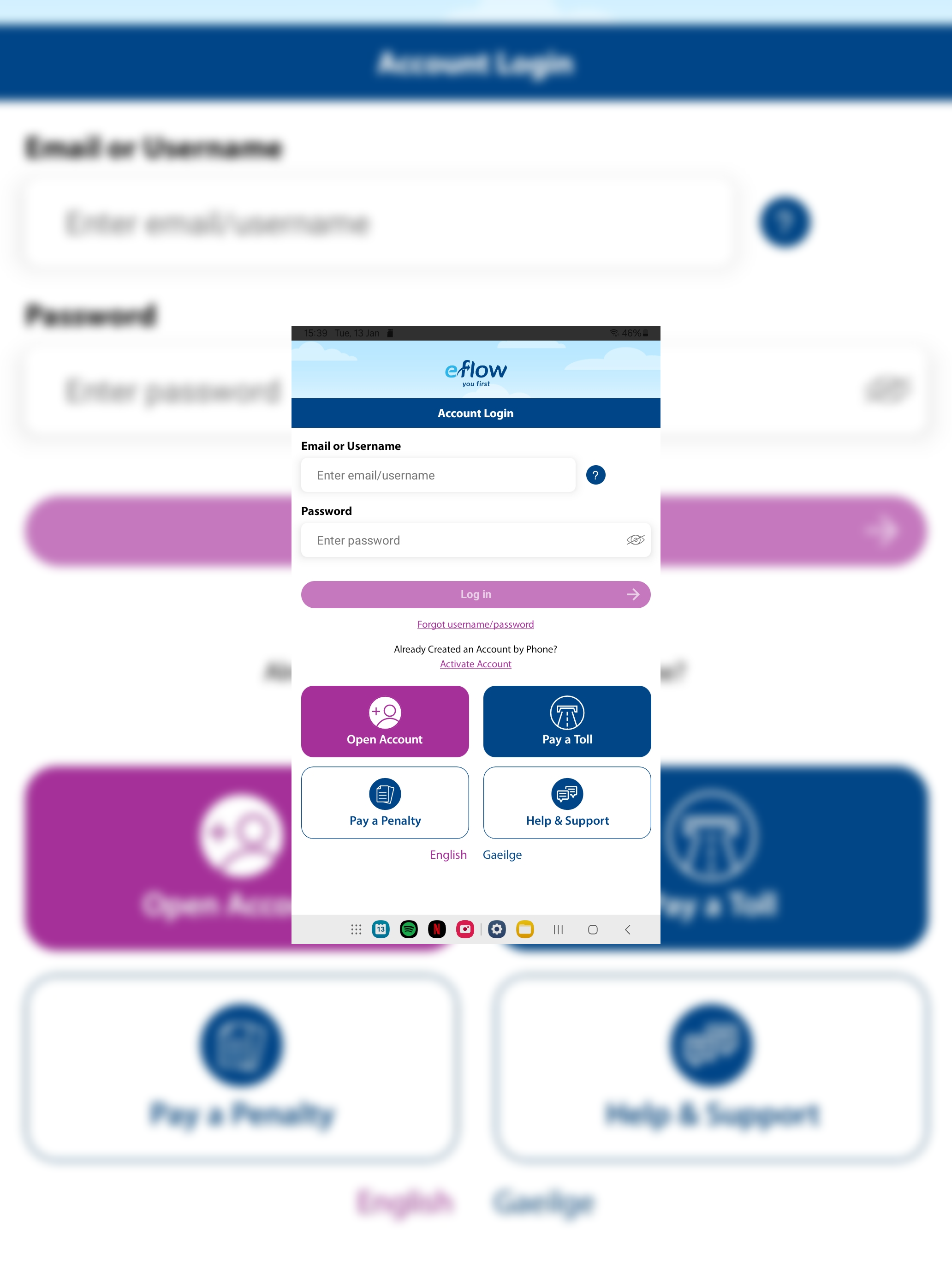 eFlow: My Tolls screenshot 10