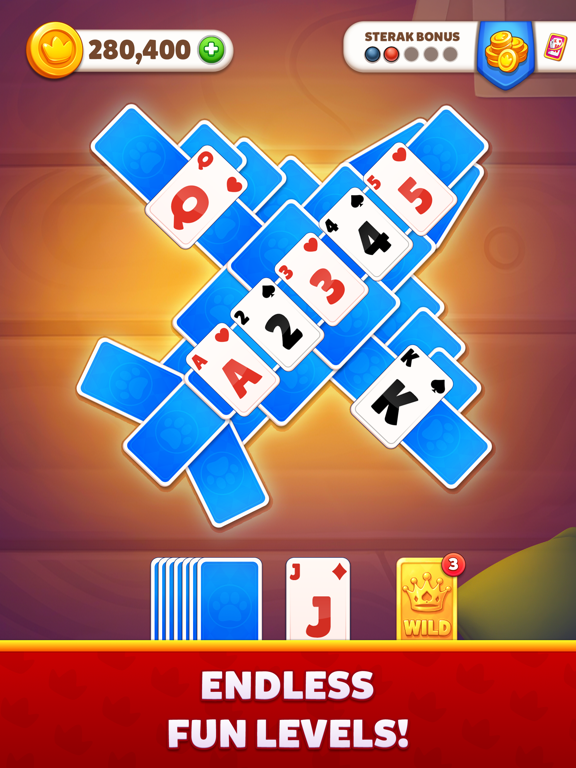 Screenshot #5 pour Royal Solitaire: TriPeaks Fun