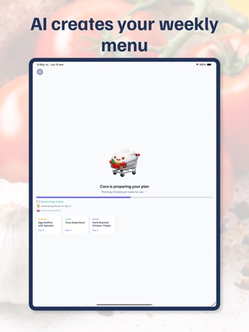 Cora: AI Meal Planner ipad screenshot 4