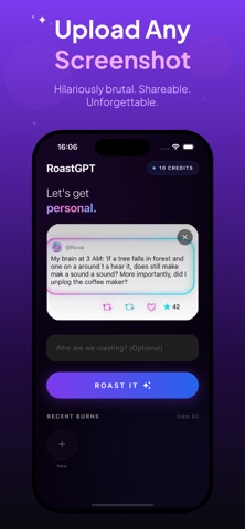 Roast AI Bot Roast Generator Screenshot 2 of 3