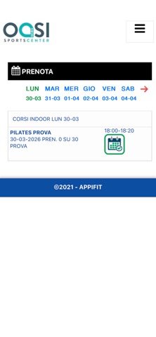 OASI SportsCenter screenshot