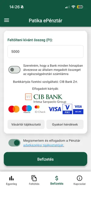 Patika ePénztár screenshot 3