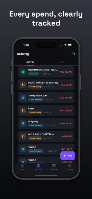 Float AI Expense Tracker screenshot 2