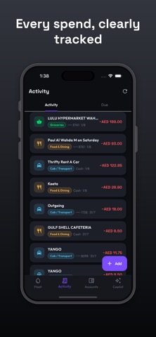 Float AI Expense Tracker Screenshot 2 of 4