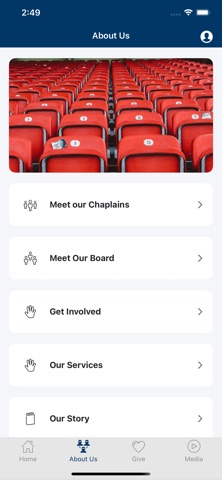 Soccer Chaplains United app screenshot 2