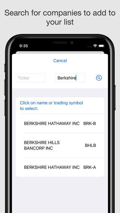 Public Company Filings Screenshot
