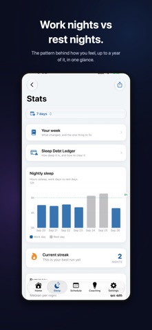 Steady: Shift Sleep Screenshot 7 of 10