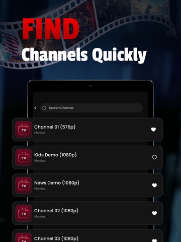 Streamo IPTV: M3U Xtream iPad screenshot 5