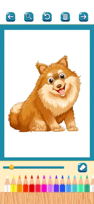 Dogs coloring book game pets screenshot 4