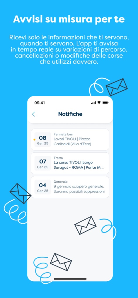 Cotral - La aplicación informa sobre eventos importantes como huelgas generales y personaliza alertas específicas para cada ruta o servicio.